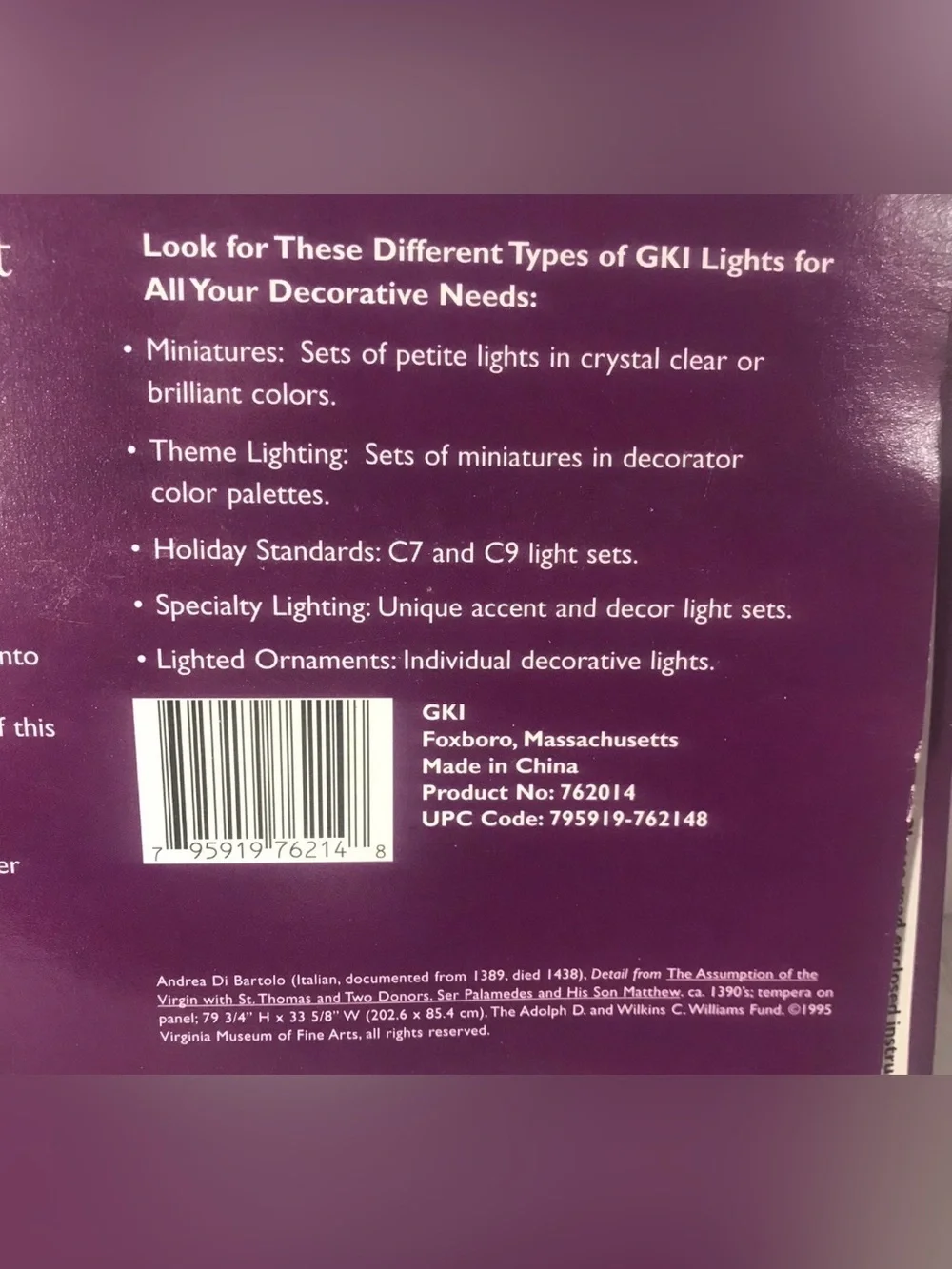 Vtg elegance in lighting by GKI flicker flame indoor 7 light set Christmas New